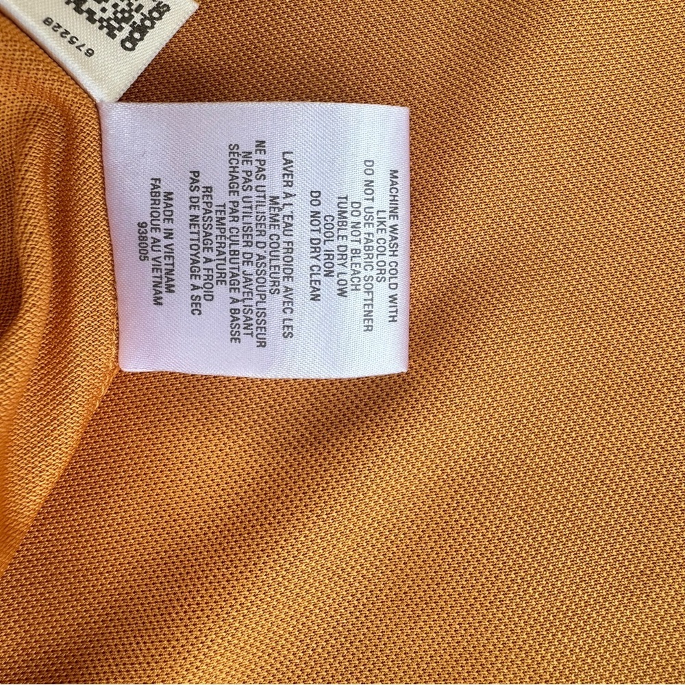 Adidas Men's Polo Shirt in Amber Orange - Picture 4 of 5